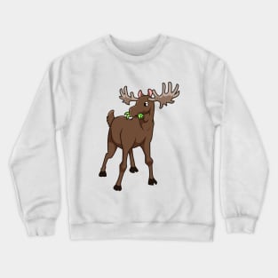 Kawaii Moose Crewneck Sweatshirt